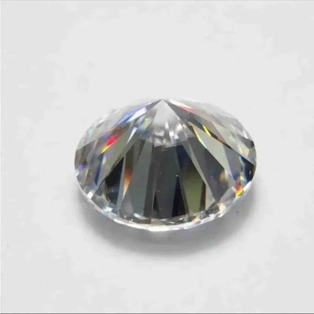 Certified Moissanite Brilliant Round Cut Diamond Loose Stone